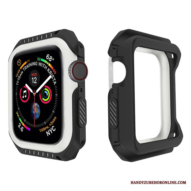 Apple Watch Series 1 Miękki Czarny Silikonowe Futerał Etui Anti-fall Żółty