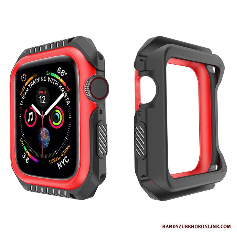 Apple Watch Series 1 Miękki Czarny Silikonowe Futerał Etui Anti-fall Żółty