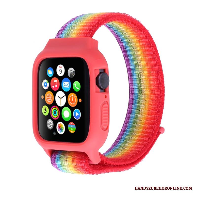 Apple Watch Series 3 Czerwony Futerał Ochraniacz Nylon