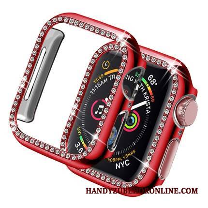 Apple Watch Series 3 Granica Czerwony All Inclusive Etui Poszycie Trudno Futerał