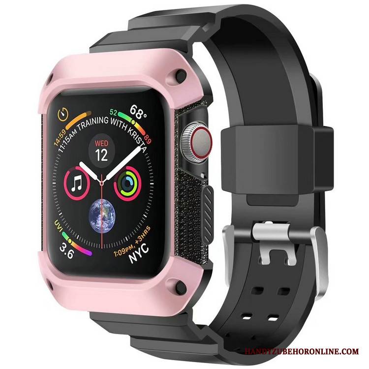 Apple Watch Series 4 Anti-fall Pancerz Sportowe Futerał Ochraniacz Niebieski