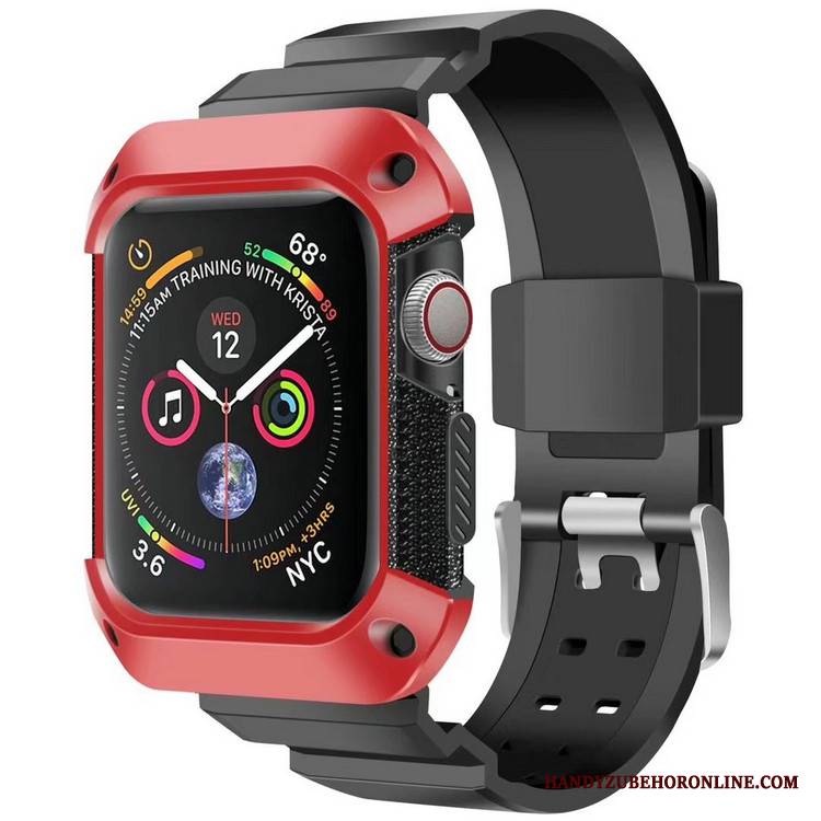 Apple Watch Series 4 Anti-fall Pancerz Sportowe Futerał Ochraniacz Niebieski