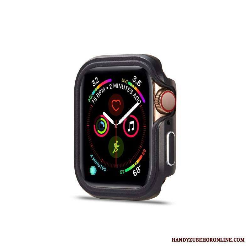 Apple Watch Series 4 Futerał Nowy Stop Metali Granica Anti-fall Pu Etui Ochraniacz