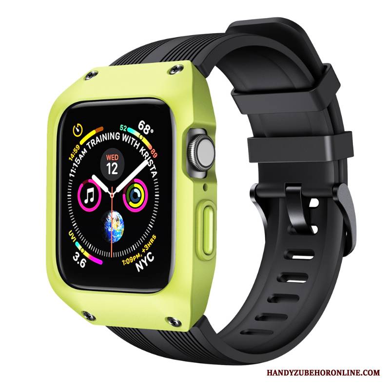 Apple Watch Series 4 Futerał Zielony Ochraniacz Sportowe Etui Anti-fall Kreatywne