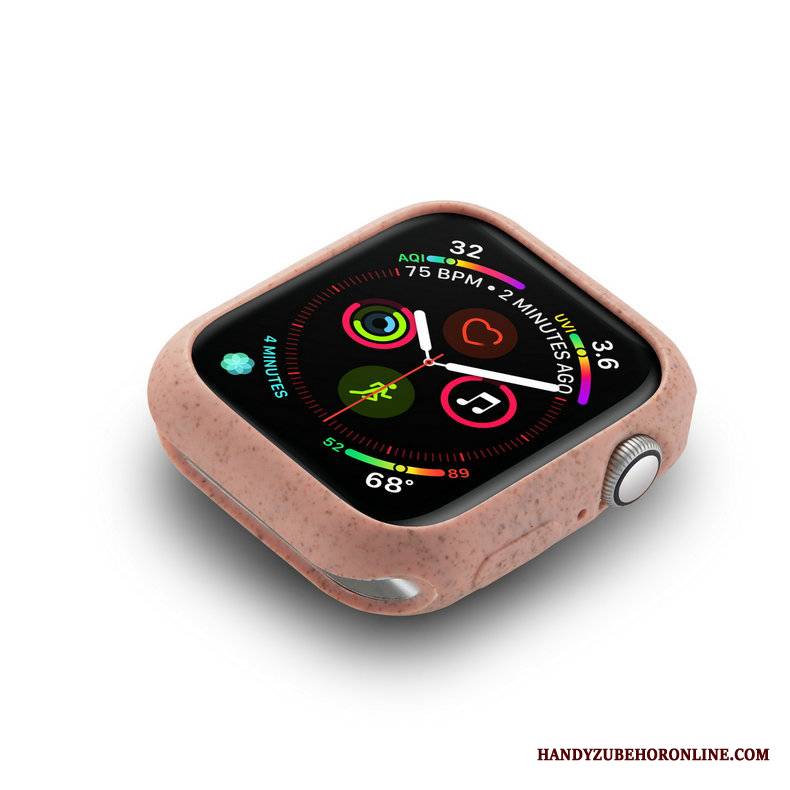 Apple Watch Series 4 Różowe Smok Miękki Ochraniacz Nubuku Tendencja Futerał