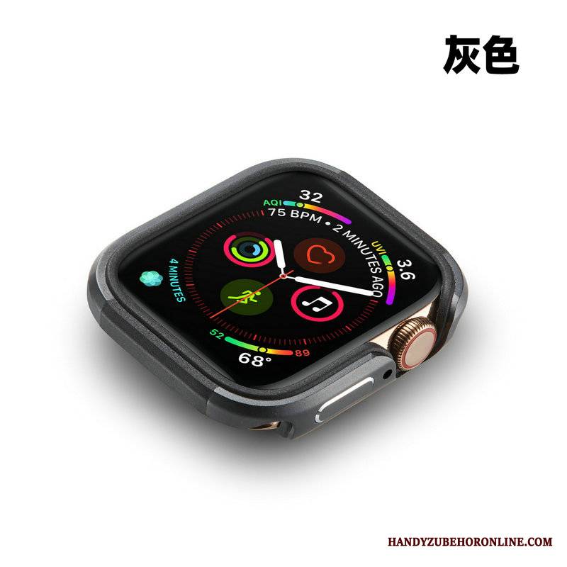 Apple Watch Series 4 Złoto Futerał Granica Ochraniacz Anti-fall Metal