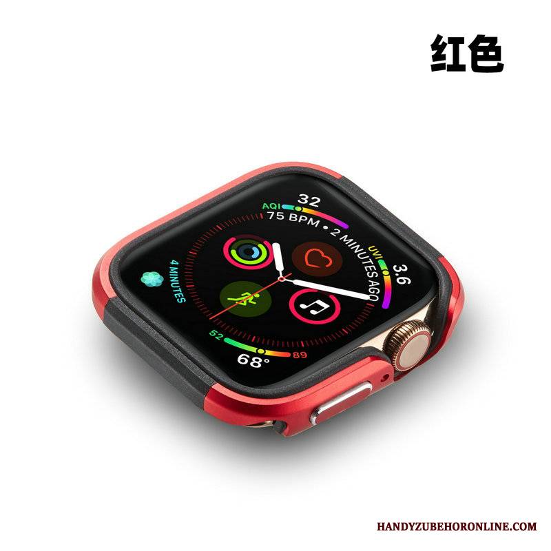 Apple Watch Series 4 Złoto Futerał Granica Ochraniacz Anti-fall Metal