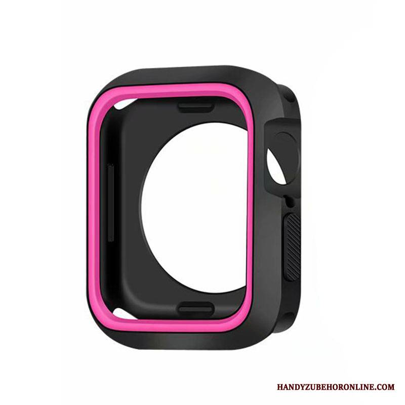 Apple Watch Series 5 Futerał Etui Niebieski Granica Silikonowe All Inclusive Ochraniacz