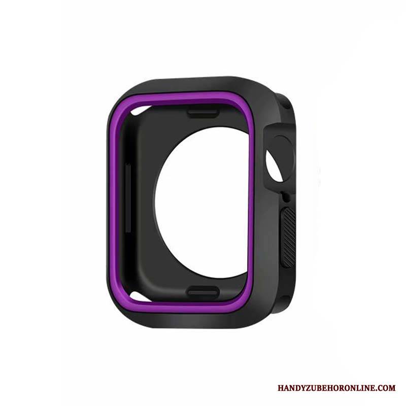 Apple Watch Series 5 Futerał Etui Niebieski Granica Silikonowe All Inclusive Ochraniacz