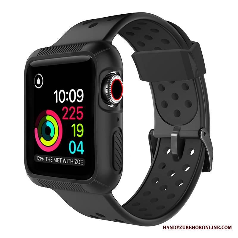 Apple Watch Series 5 Futerał Ochraniacz Sportowe Czerwony Silikonowe