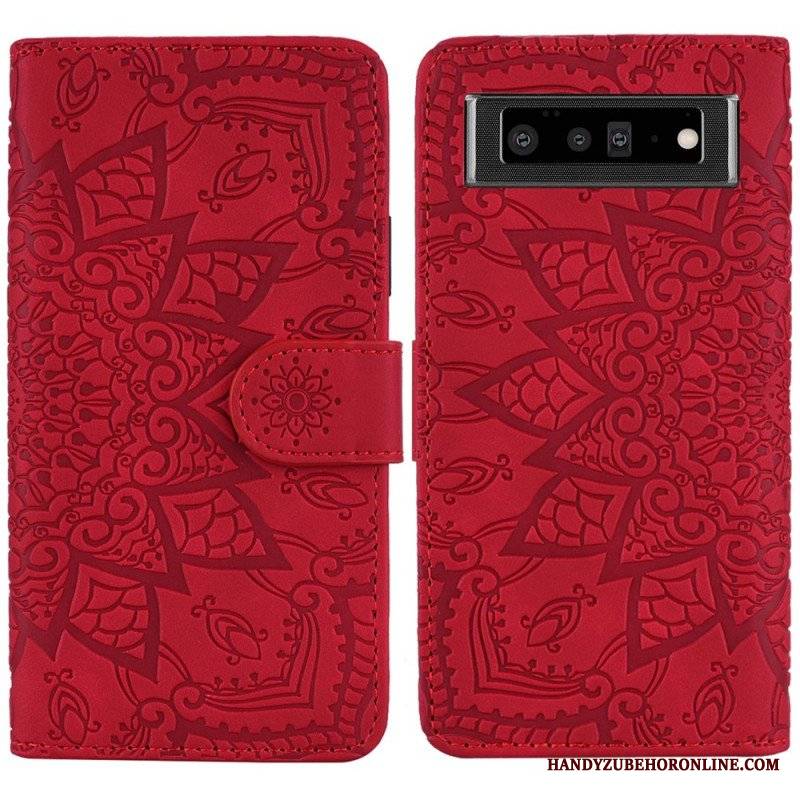 Etui Folio do Google Pixel 6 Barokowo-mandala