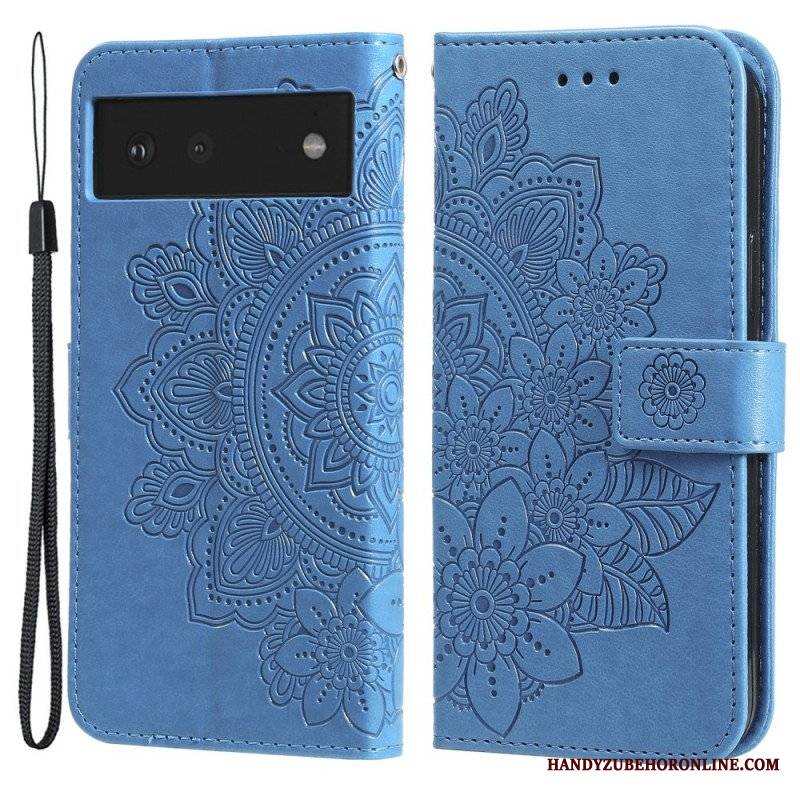 Etui Folio do Google Pixel 6 Kwiatowa Mandala