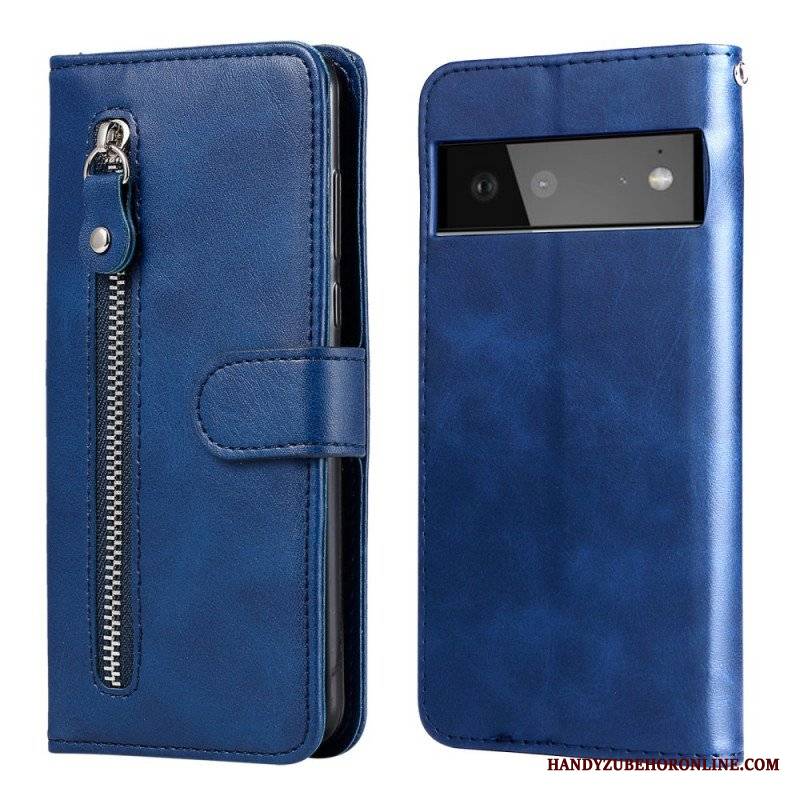 Etui Folio do Google Pixel 6 Zabytkowa Portmonetka