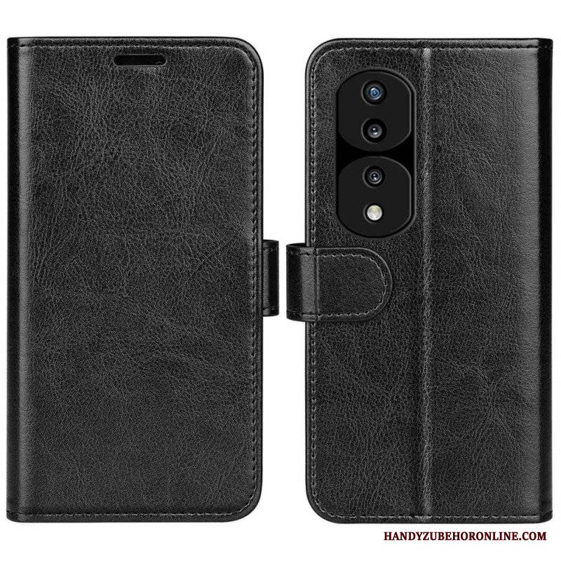 Etui Folio do Honor 70 Designerski Efekt Skóry