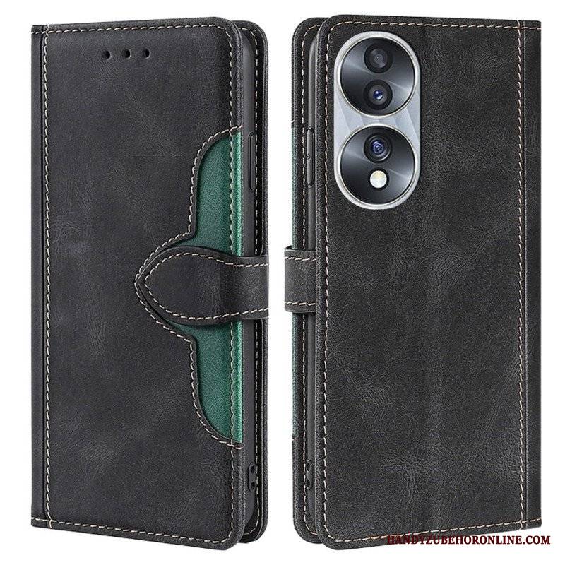 Etui Folio do Honor 70 Dwukolorowy Kwiatowy