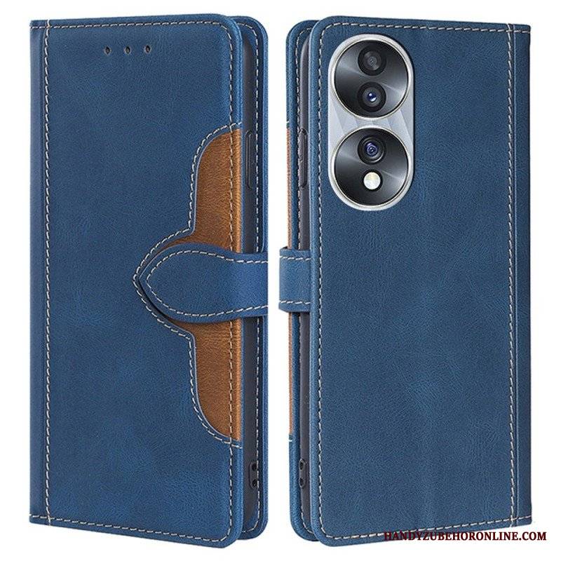 Etui Folio do Honor 70 Dwukolorowy Kwiatowy