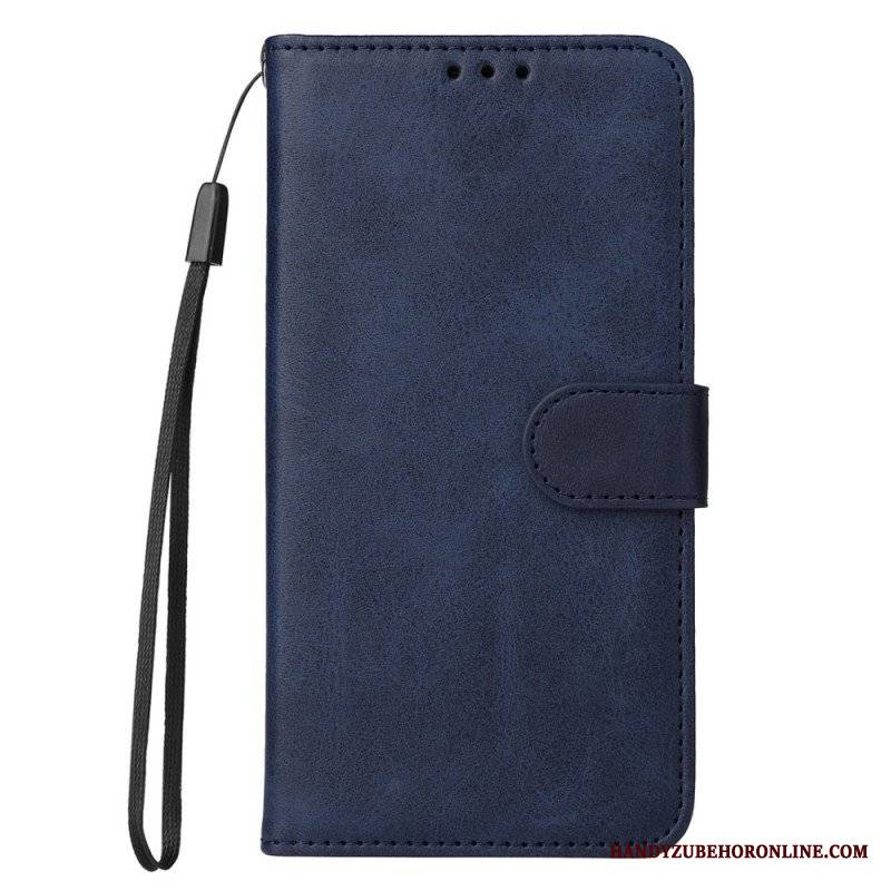 Etui Folio do Honor 90 Lite z Łańcuch Gładki Z Paskiem