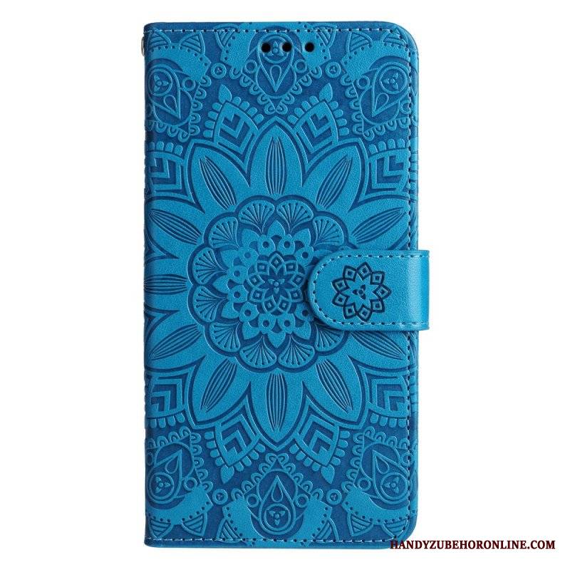 Etui Folio do Honor 90 Lite z Łańcuch Mandala Z Paskiem