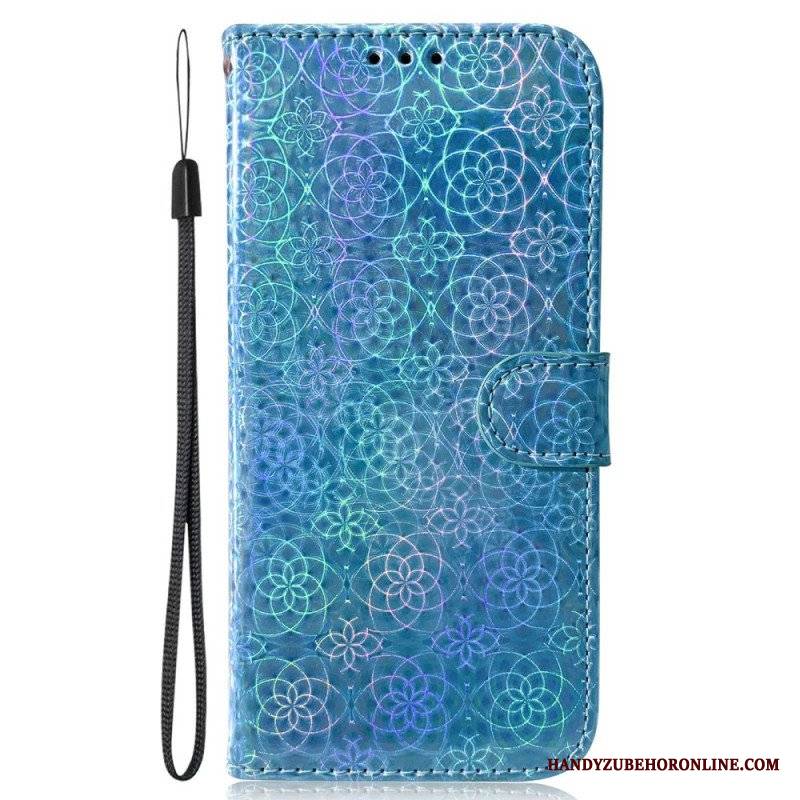 Etui Folio do Honor 90 z Łańcuch Dyskoteka Na Ramiączkach