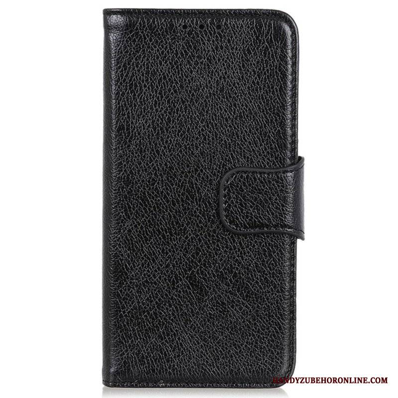 Etui Folio do Honor Magic 5 Lite Dwoina Skóry Nappa