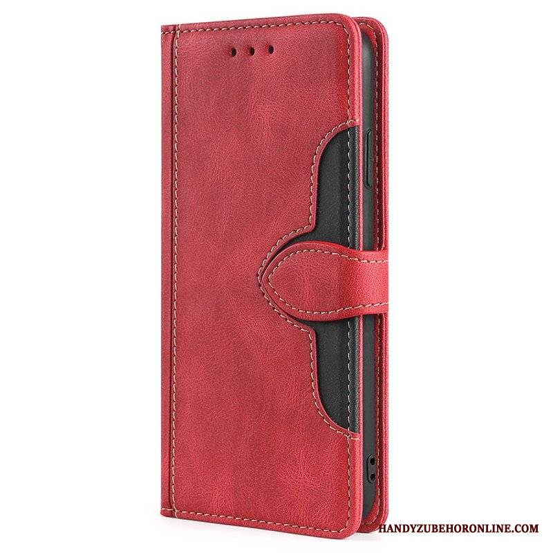 Etui Folio do Honor Magic 5 Lite Dwukolorowy Kwiatowy