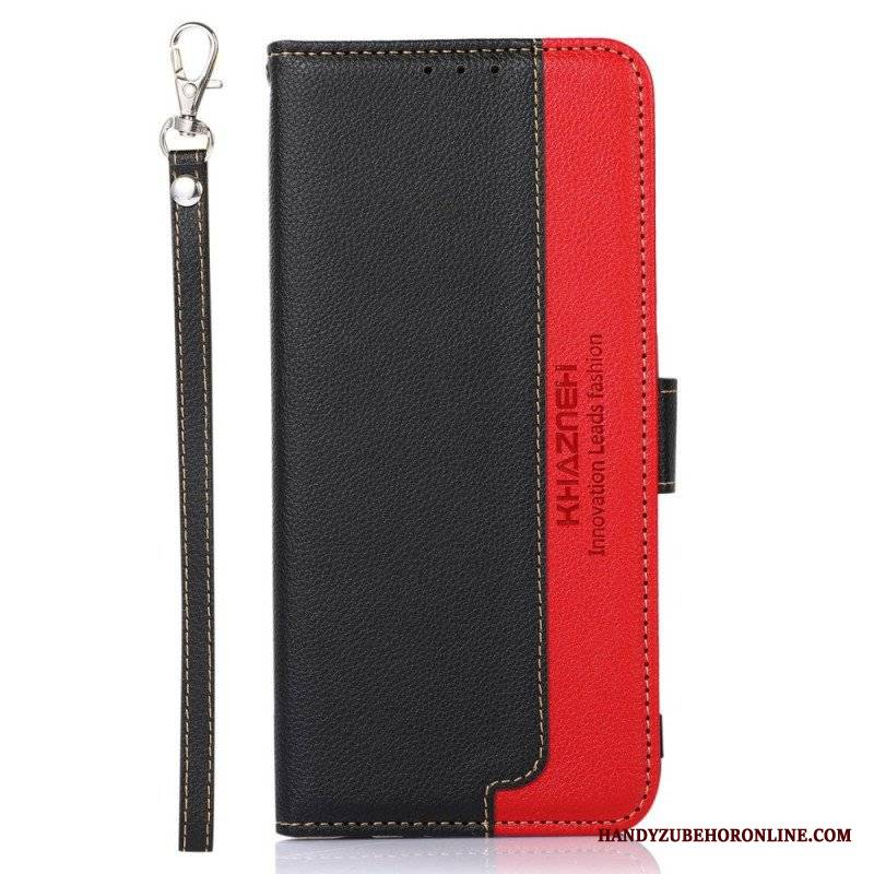 Etui Folio do Honor Magic 5 Lite Rfid Khazneh W Stylu Liczi