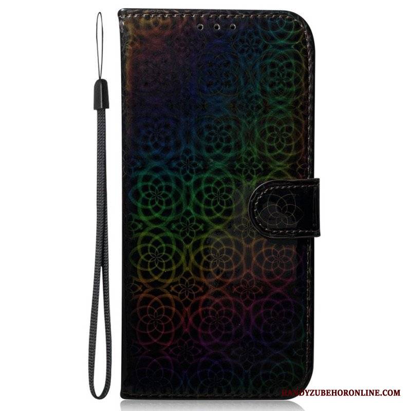 Etui Folio do Honor Magic 5 Lite Styl Dyskotekowy