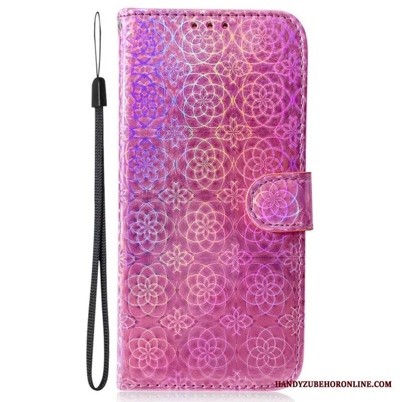 Etui Folio do Honor Magic 5 Lite Styl Dyskotekowy