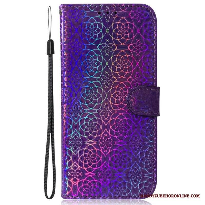 Etui Folio do Honor Magic 5 Lite Styl Dyskotekowy