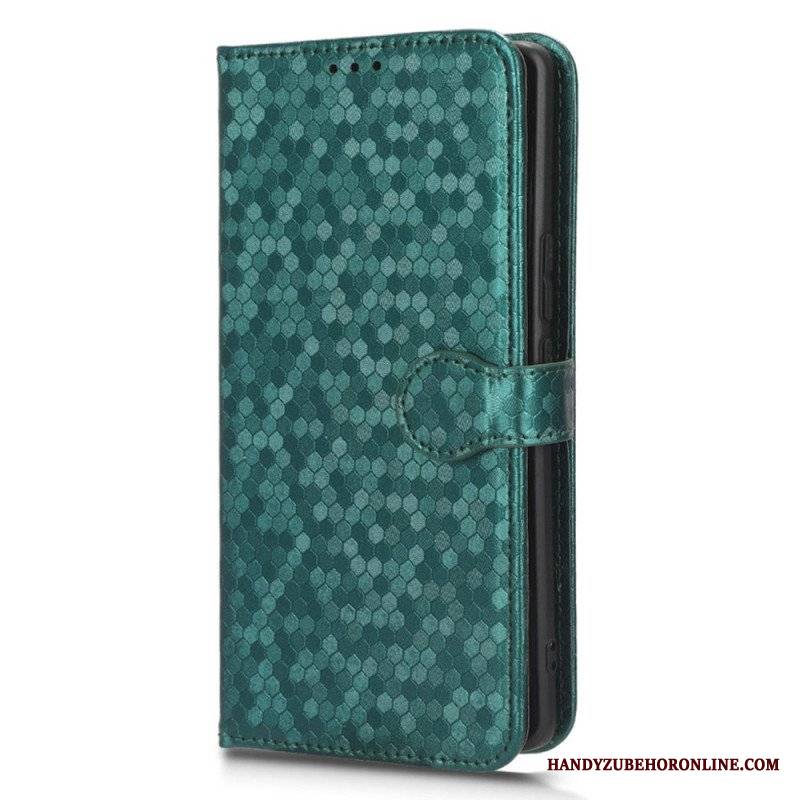 Etui Folio do Honor Magic 5 Lite z Łańcuch Wzór 3d Na Ramiączkach