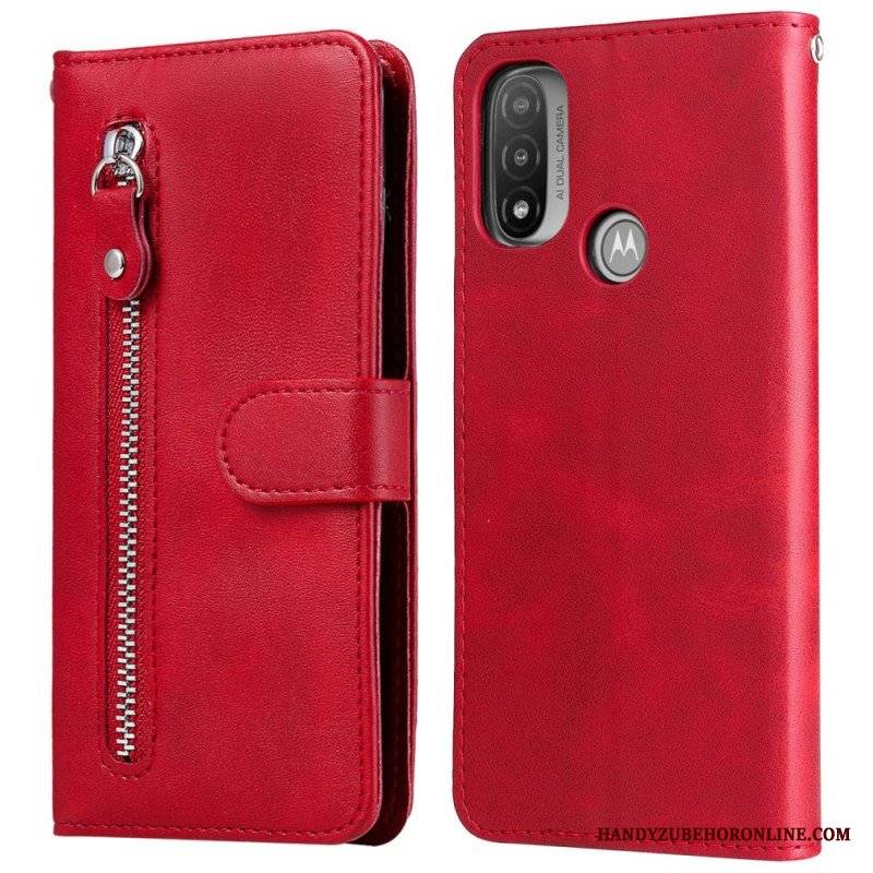 Etui Folio do Moto E40 / E30 / E20 Zabytkowa Portmonetka