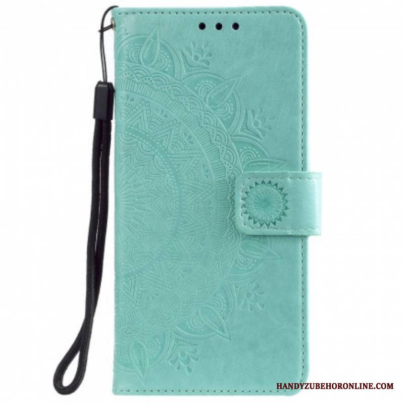 Etui Folio do Moto G50 Mandala Słońca