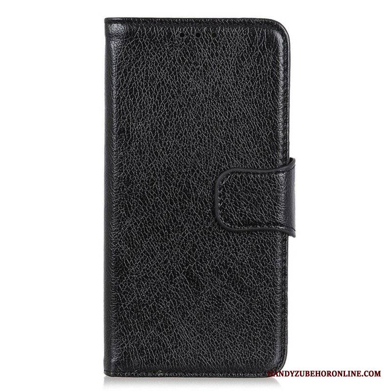 Etui Folio do OnePlus 10T 5G Dwoina Skóry Nappa