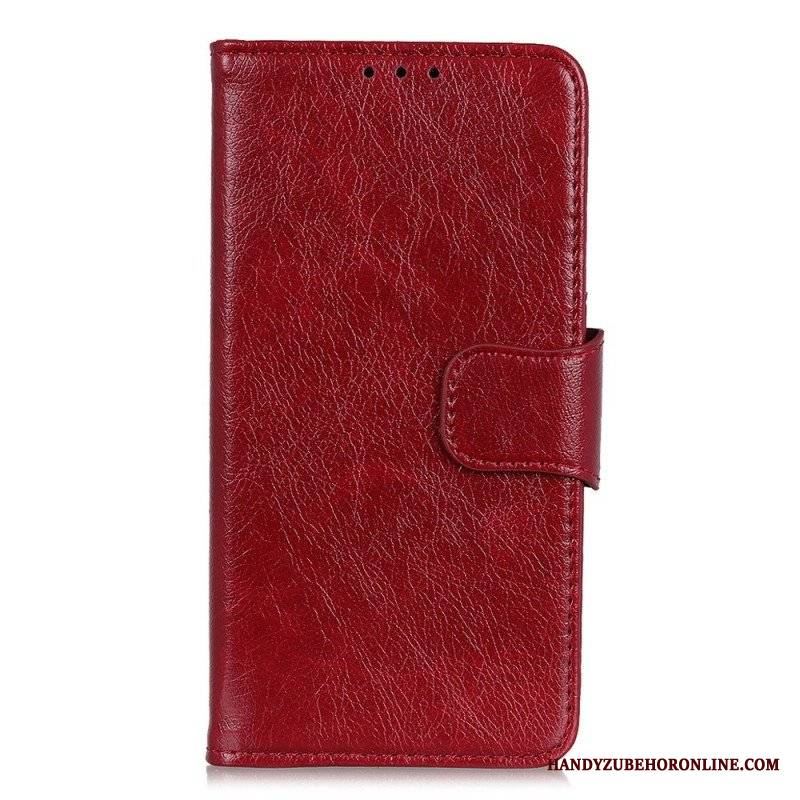 Etui Folio do OnePlus 10T 5G Dwoina Skóry Nappa