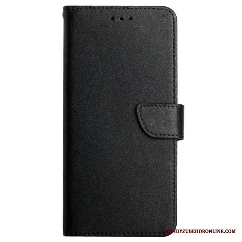 Etui Folio do OnePlus 10T 5G Prawdziwa Skóra Nappa