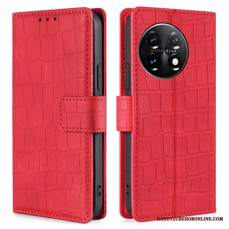 Etui Folio do OnePlus 11 5G Krokodyl