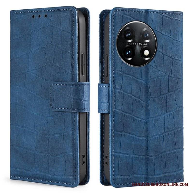 Etui Folio do OnePlus 11 5G Krokodyl