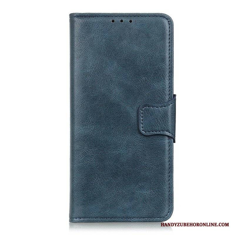 Etui Folio do OnePlus Nord 2 5G Dwustronne Zapięcie Z Efektem Skóry