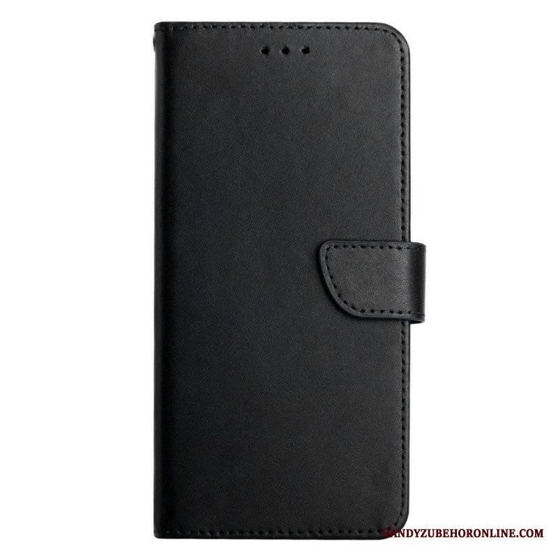 Etui Folio do OnePlus Nord 2T 5G Prawdziwa Skóra Nappa