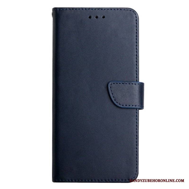 Etui Folio do OnePlus Nord 2T 5G Prawdziwa Skóra Nappa