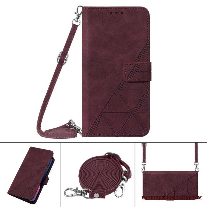 Etui Folio do OnePlus Nord 2T 5G Trójkąty Barkowe