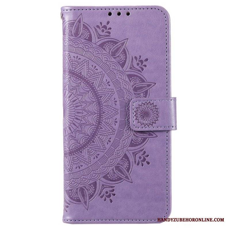 Etui Folio do OnePlus Nord CE 2 5G Kwiatowa Mandala