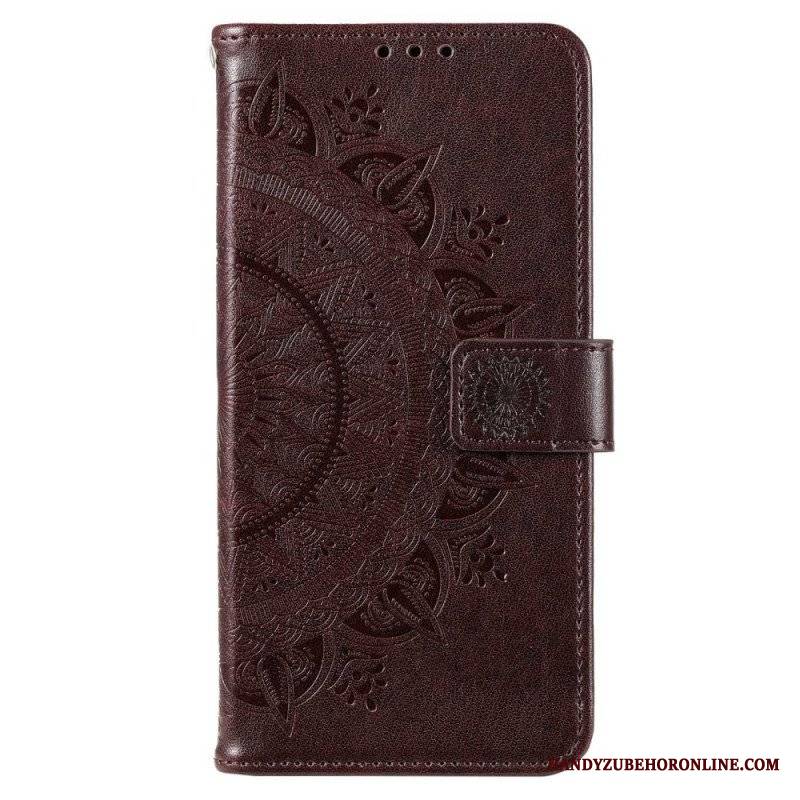 Etui Folio do OnePlus Nord CE 2 5G Kwiatowa Mandala