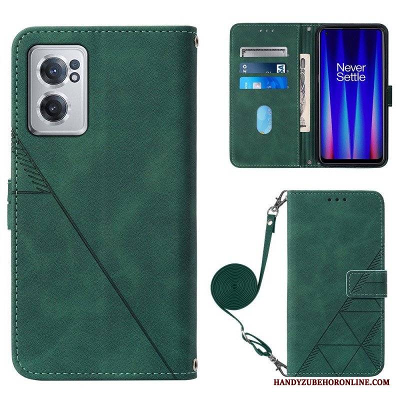 Etui Folio do OnePlus Nord CE 2 5G Torebka Yb Imecrinting