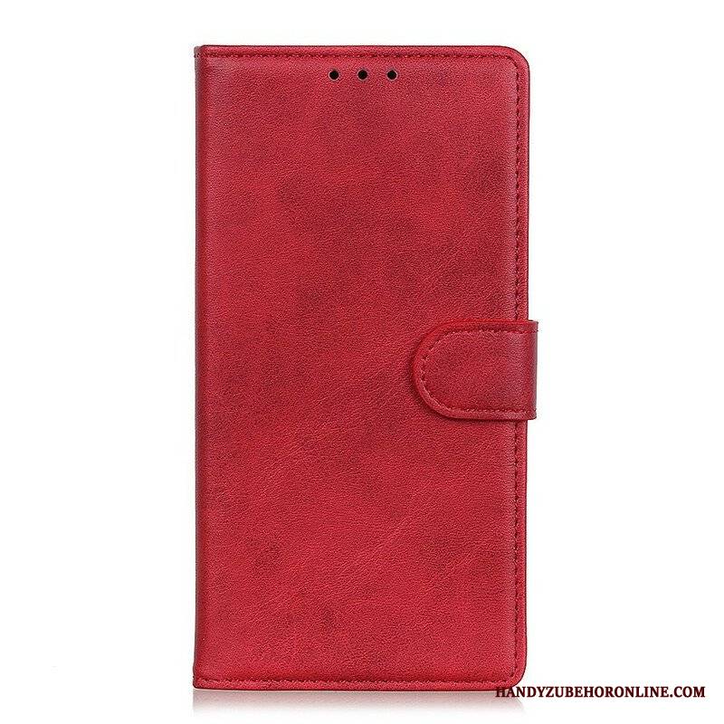 Etui Folio do Oppo A16 / A16s Retro Matowy Efekt Skóry