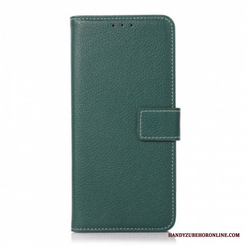 Etui Folio do Oppo A54 5G / A74 5G Tekstura Liczi