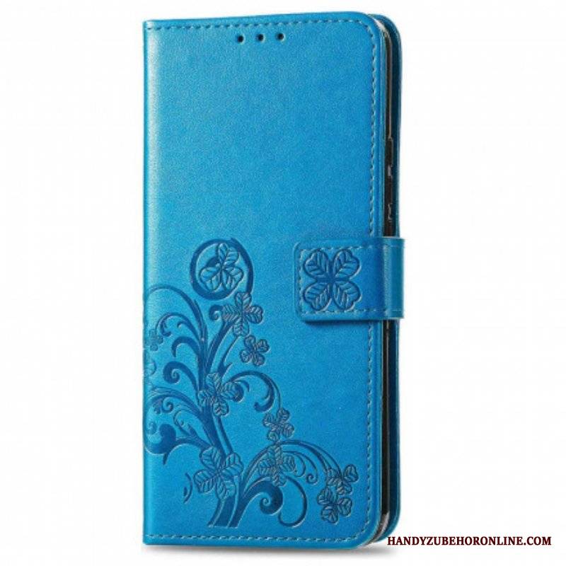 Etui Folio do Oppo A94 5G Czterolistna Koniczyna