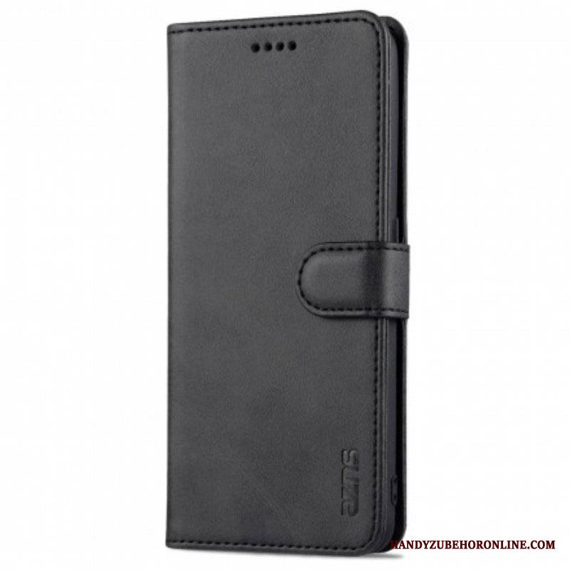 Etui Folio do Oppo A94 5G Efekt Skóry Azns