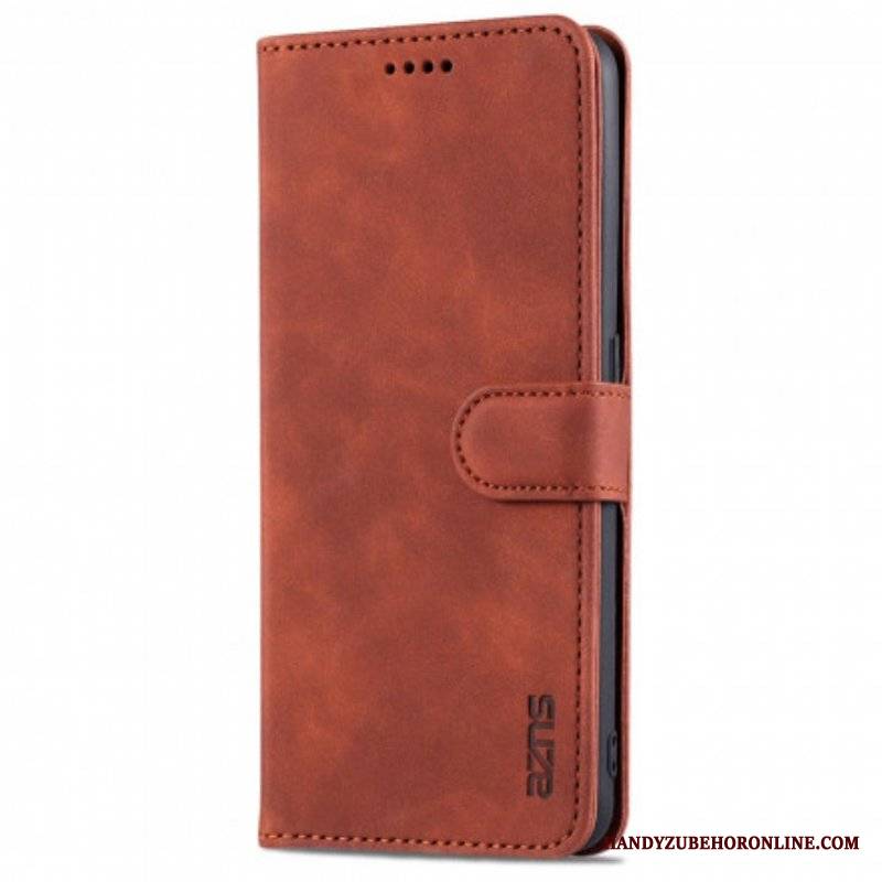 Etui Folio do Oppo A94 5G Efekt Skóry Azns