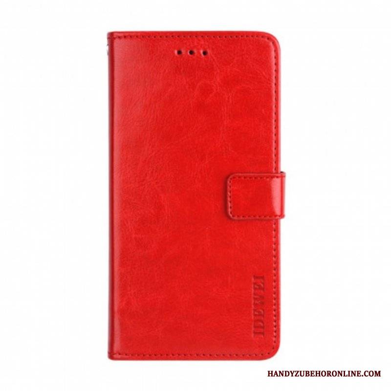 Etui Folio do Oppo A94 5G Imitacja Skóry Idewei